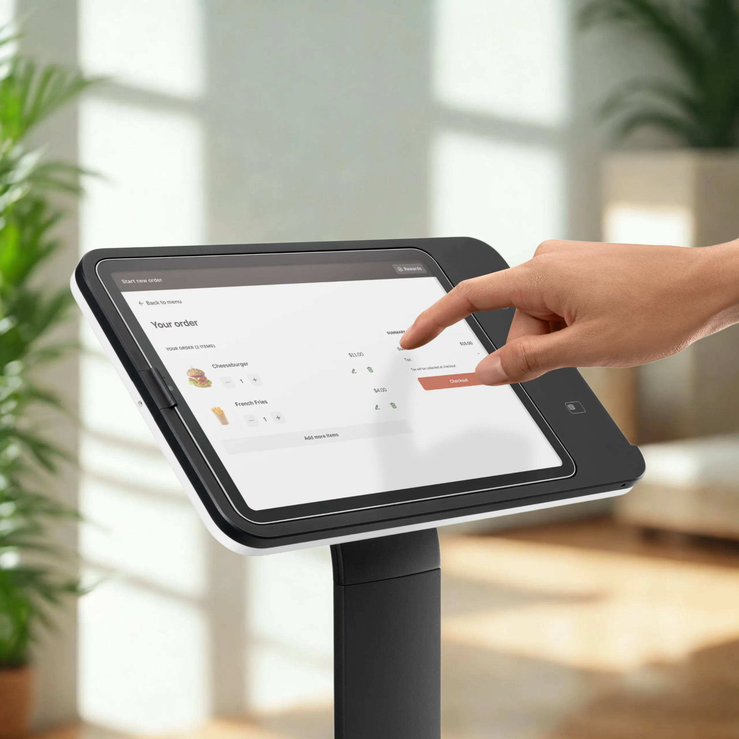 Floor-stand kiosk